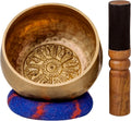 Tibetan Singing Bowl Set with Medicine Buddha Engraving - Hand