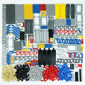 Technical Parts Liftarm Beams Axles Pins Bricks - 820 Pieces Bulk