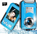 4K Waterproof Camera with 56MP Images and 11ft Floatable Body
