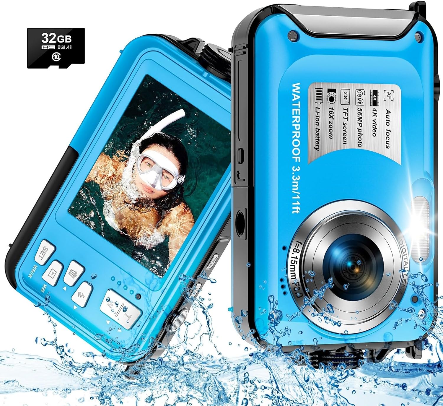4K Autofocus Waterproof Camera - Capture Unforgettable Moments!
