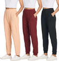 Women's Ribbed Lounge Jogger 3-Pack - Cuffed Comfort Pants