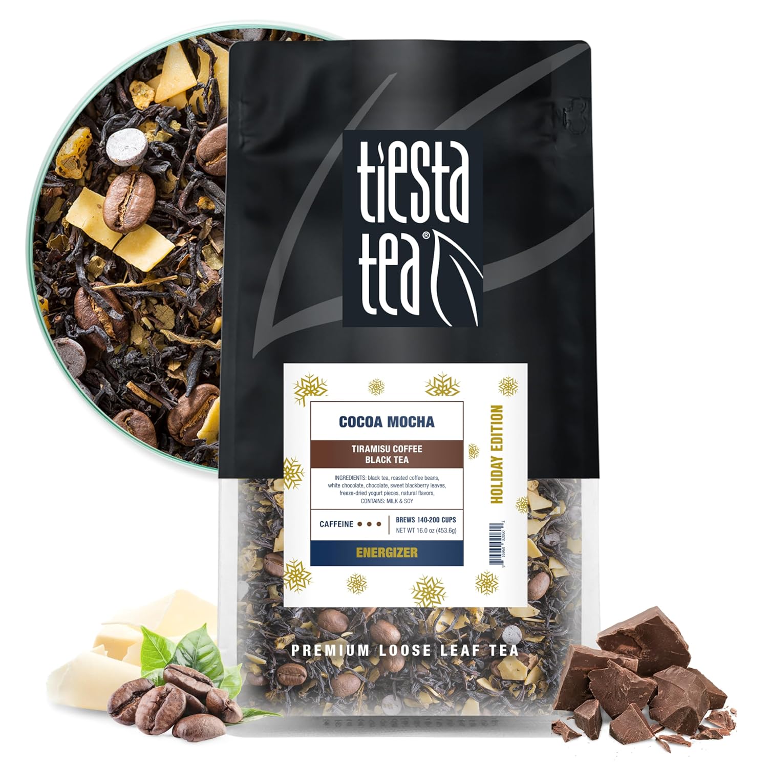 Tiesta Tea Cocoa Mocha Loose Leaf Black Tea Delight
