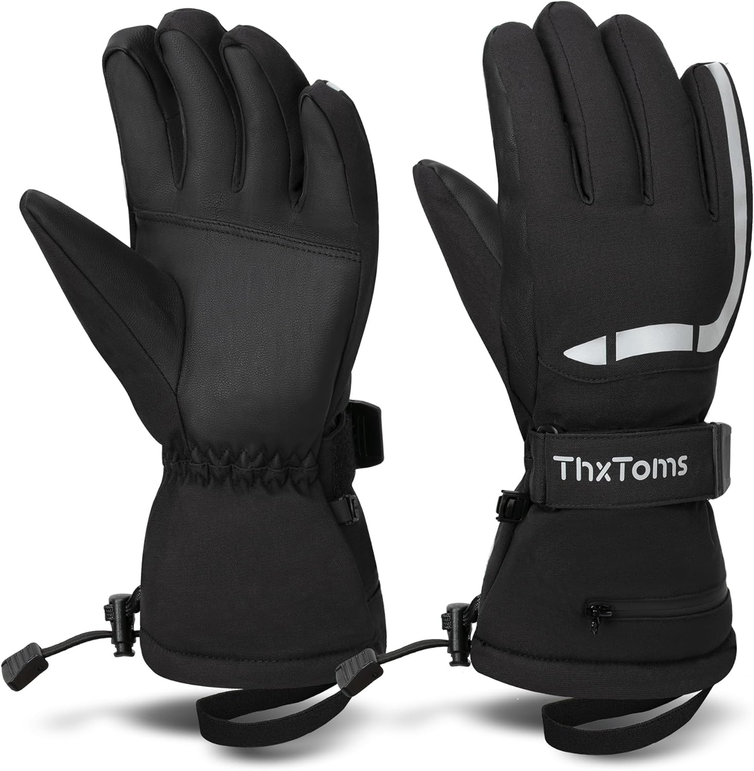ThxToms Waterproof Ski Gloves: 3M Thinsulate Warmth