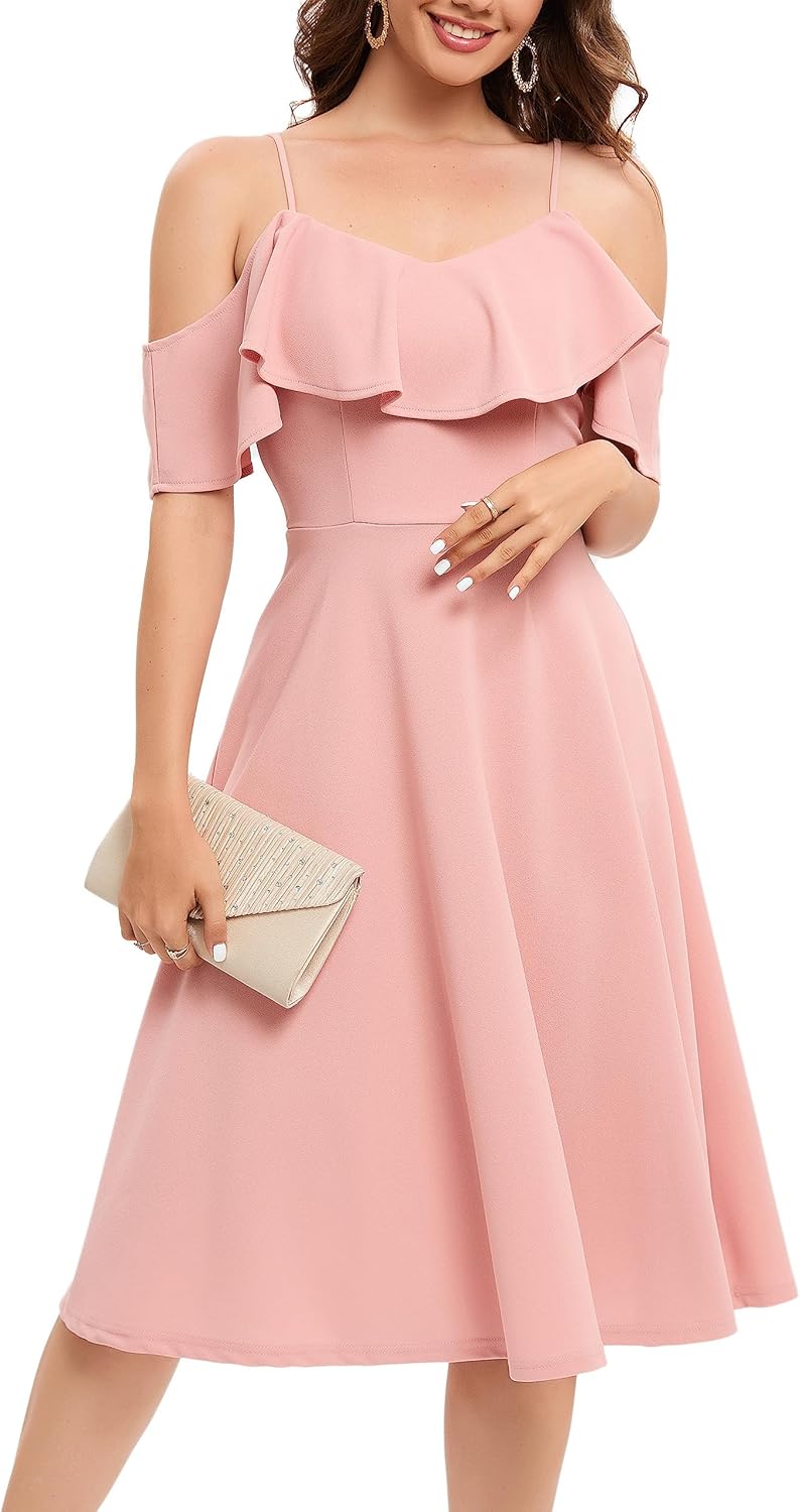 Elegant Off The Shoulder Cocktail Dress for Every Occasion