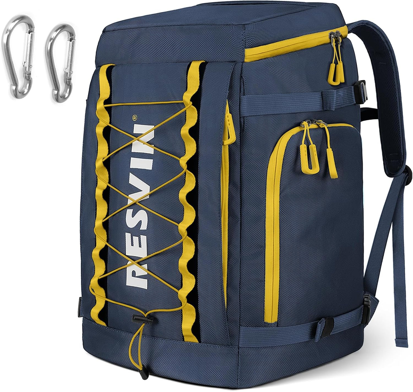 RESVIN Ski Boot Bag: 55L Waterproof Backpack