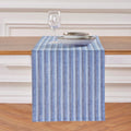 Solino Home Linen Table Runner 14 x 120 in - Amalfi Bistro Blue