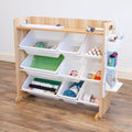 Humble Crew Toy Storage Organizer with Top Shelf and 9 Bins - Stylish