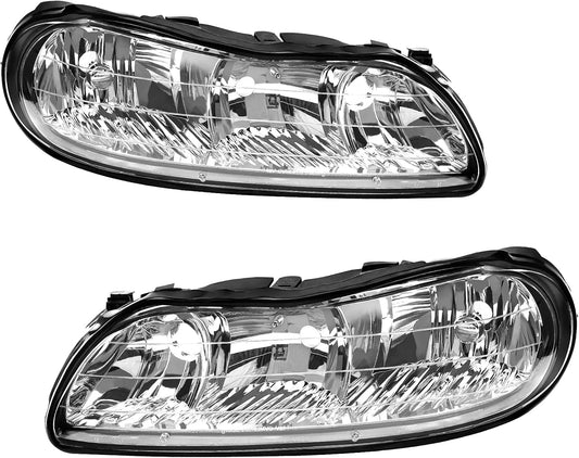 AUTOSAVER88 Headlight Assembly for 1997-2003 Chevy Malibu