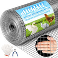 HITTITE Hardware Cloth 1/4 in 24in x 100 ft - Durable Galvanized Mesh