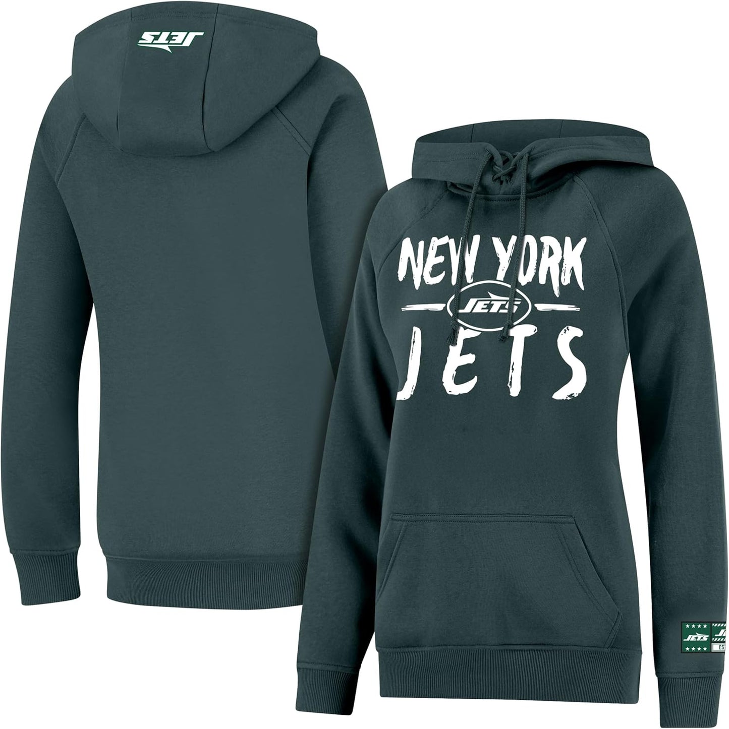 Ultra Game Women's NFL Super Soft Tie Neck Hoodie Sweatshirt