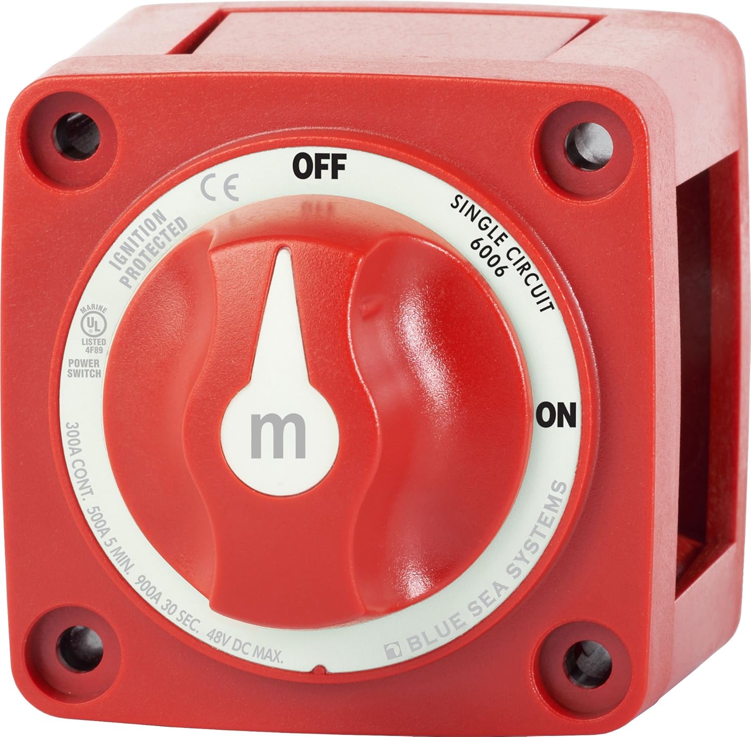 Blue Sea Systems 6006 m-Series ON/OFF Battery Isolator Switch