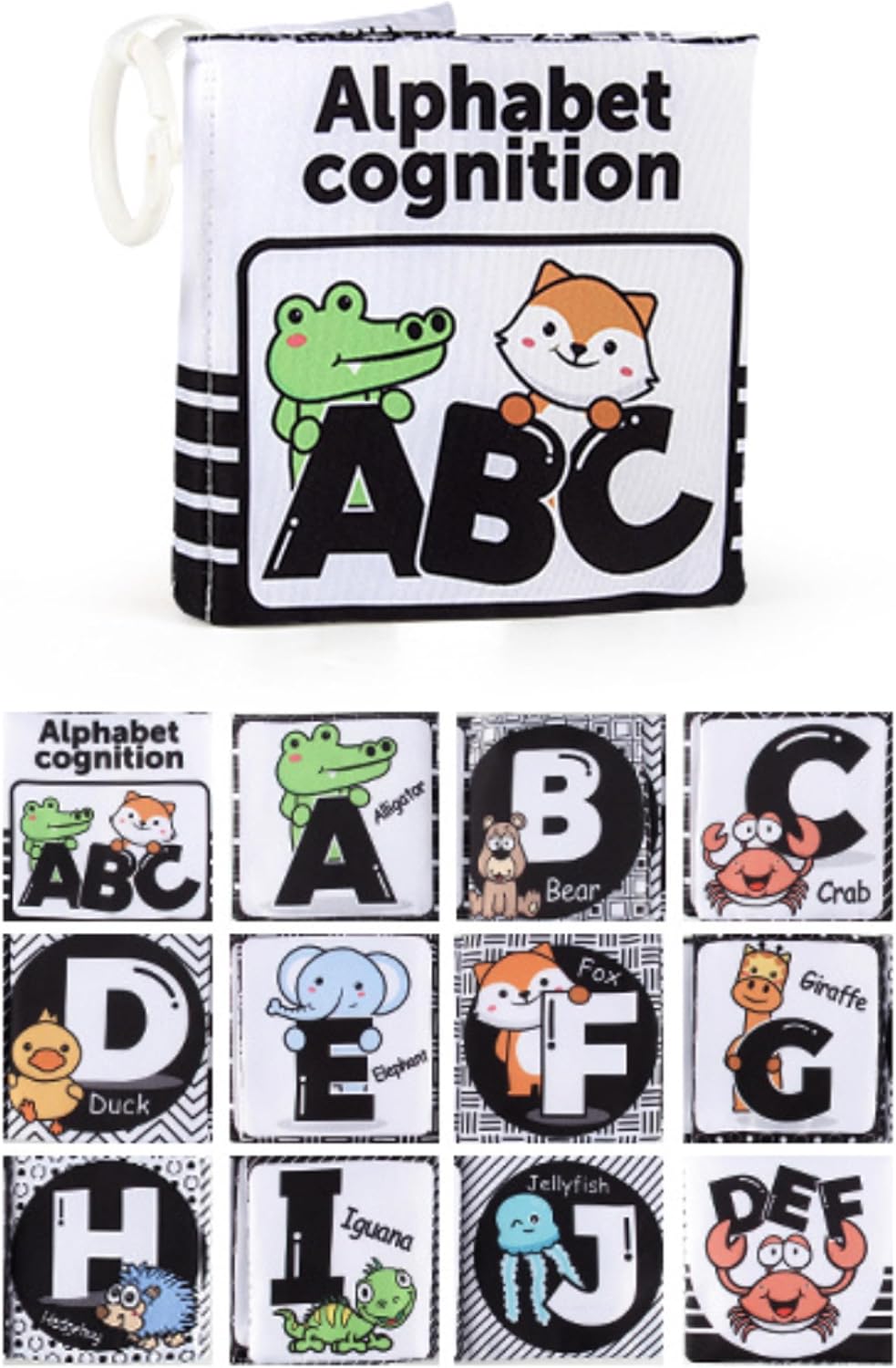 Crinkle Soft Toy Book for Brain Development
