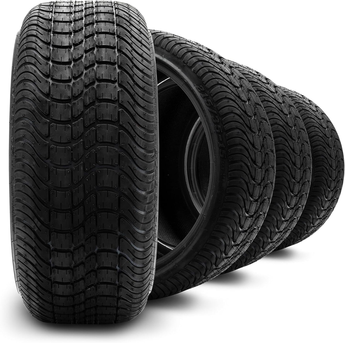 Arisun Cruze 215/35-15 Golf Cart Tire Set of Four for Smooth Rides