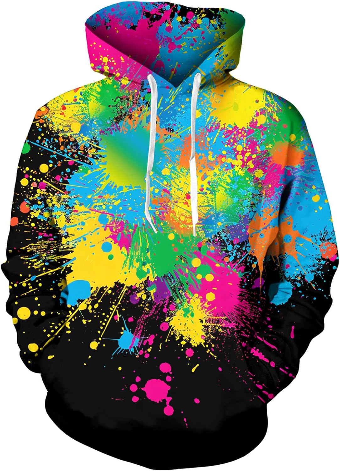 3D Ahegao Hoodie - Graphic Fleece Pullover