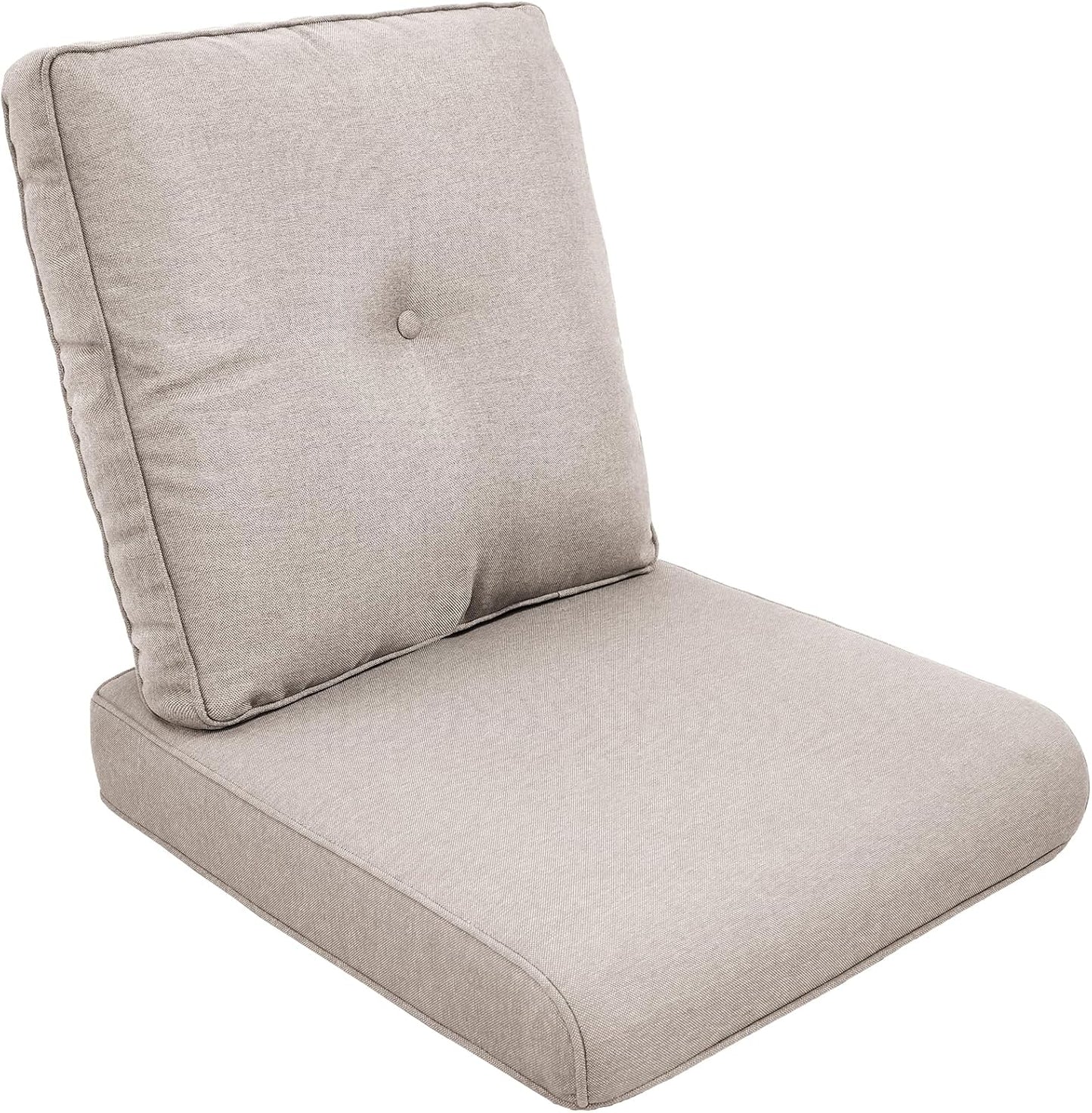 Outdoor Chair Cushions Set with Removable Cover for Comfort
