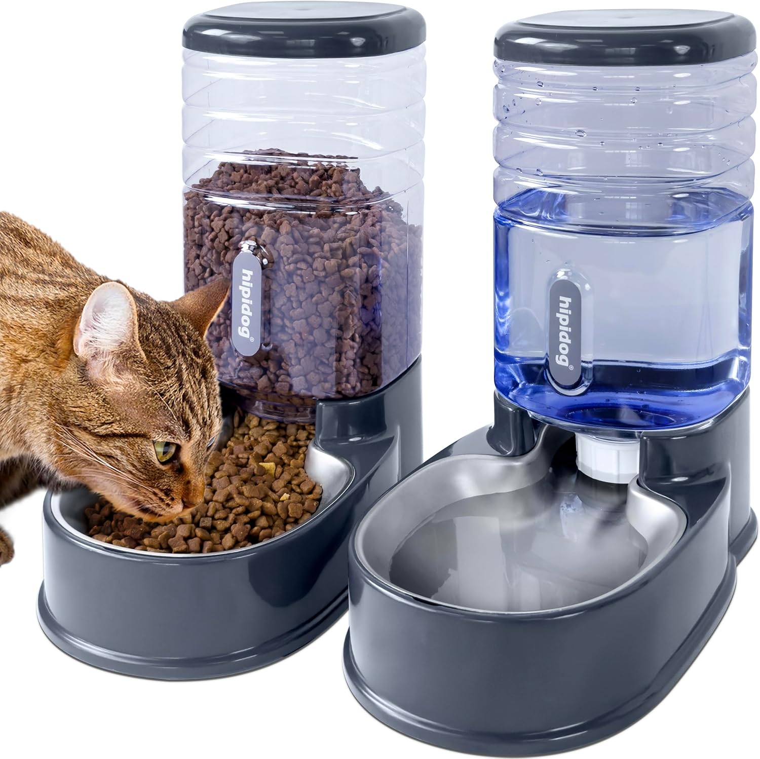 Stainless Steel Automatic Pet Feeder for Small and Medium Pets