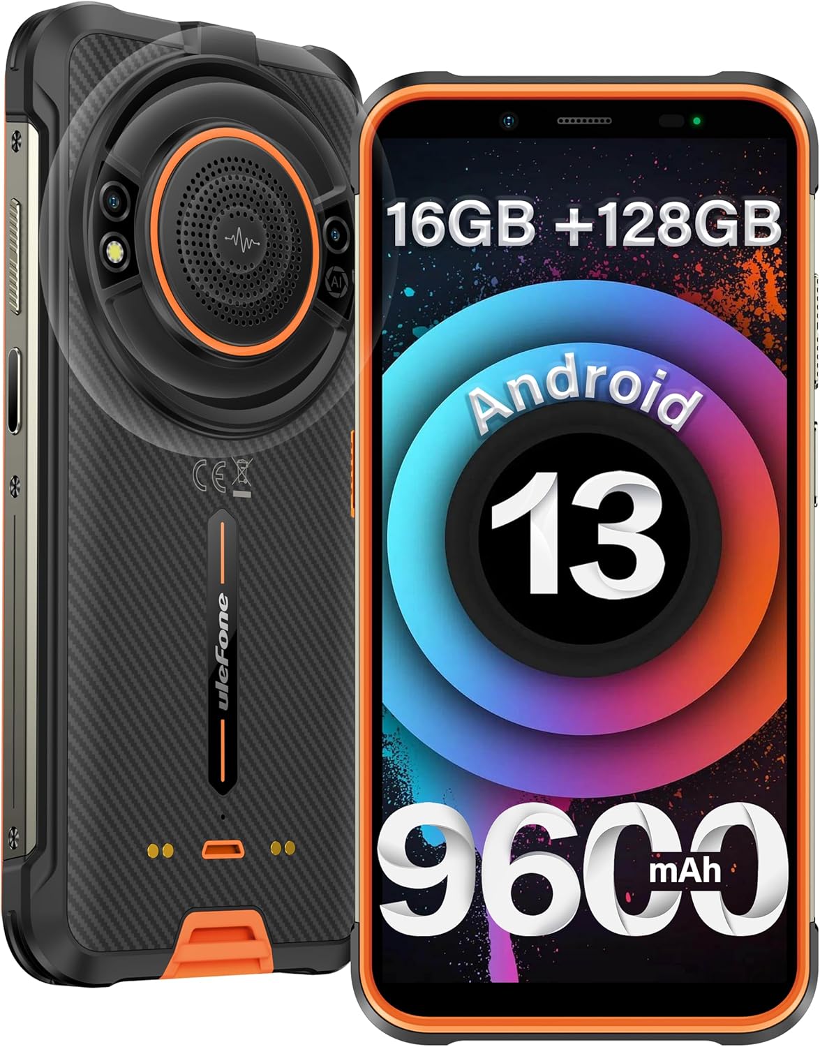 Ulefone Power Armor 16S Rugged Smartphone with 9600mAh Battery