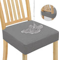 Easy-Going 100% Waterproof Seat Covers for Dining Chairs - Set of 6