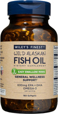Wild Alaskan Fish Oil Easy Swallow Minis - Double-Strength Omega-3