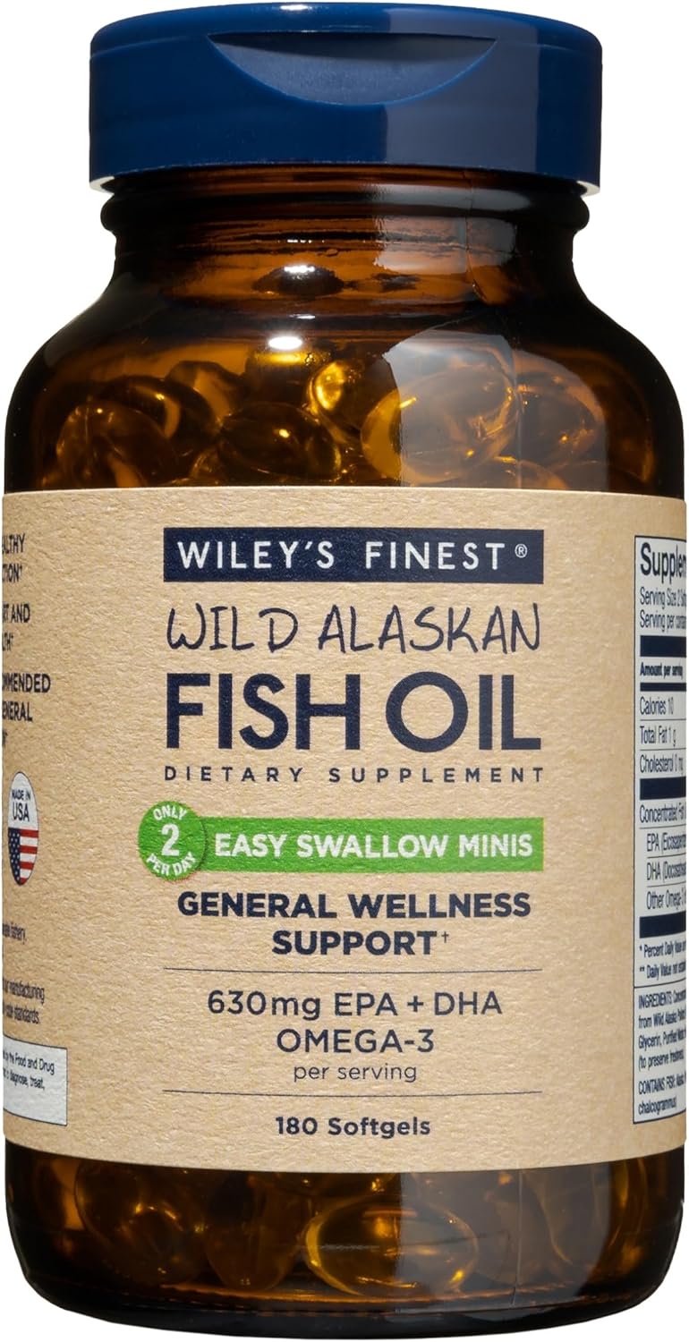 Wiley's Finest Wild Alaskan Fish Oil Easy Swallow Minis Review