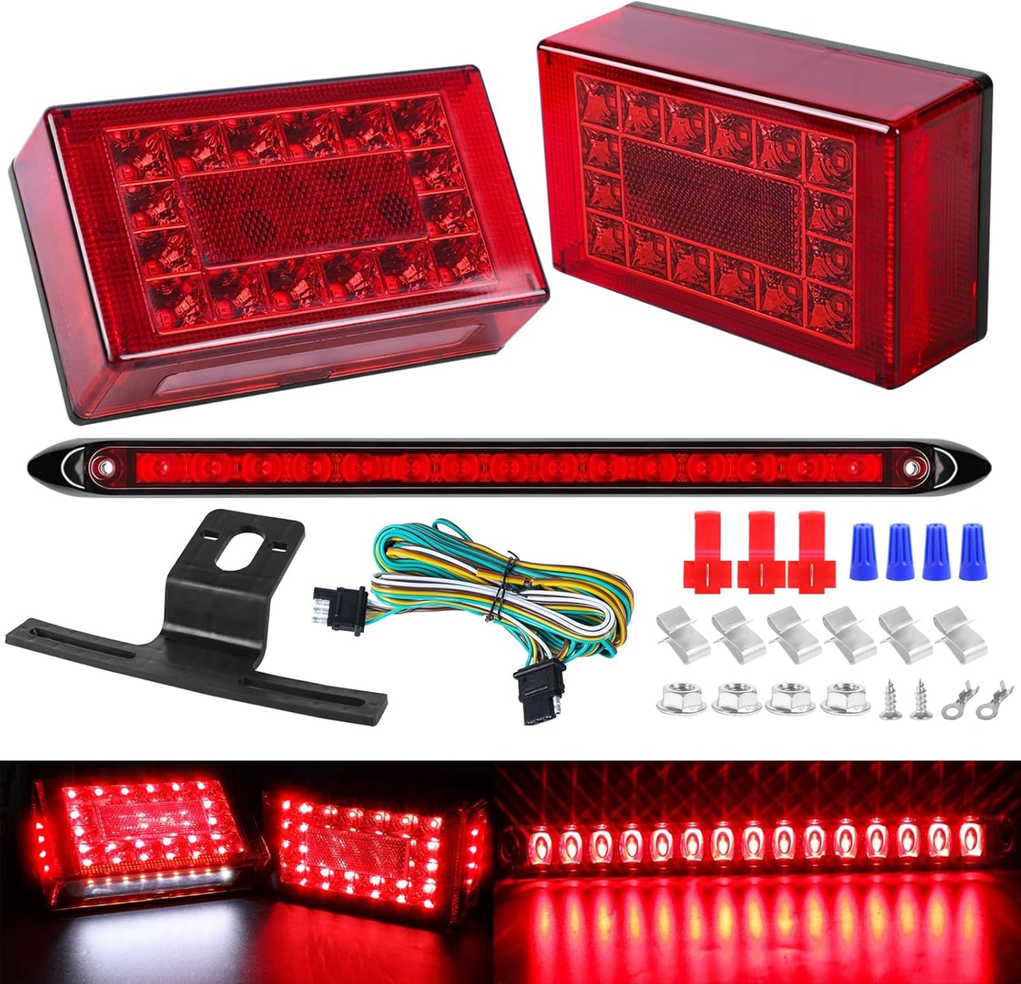 LIMICAR 6 Inch LED Trailer Light Kit for Maximum Visibility