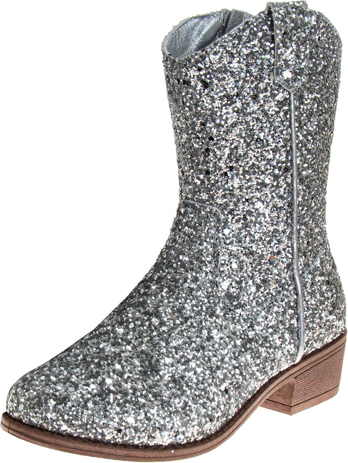 Josmo Glitter Girls Cowgirl Boots for Little and Big Kids