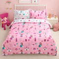 Kid Twin Comforter Set 5 Piece Princess Bedding Set - Super Soft Twin