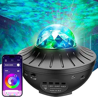 Galaxy Projector for Bedroom with Bluetooth Speaker and Timer