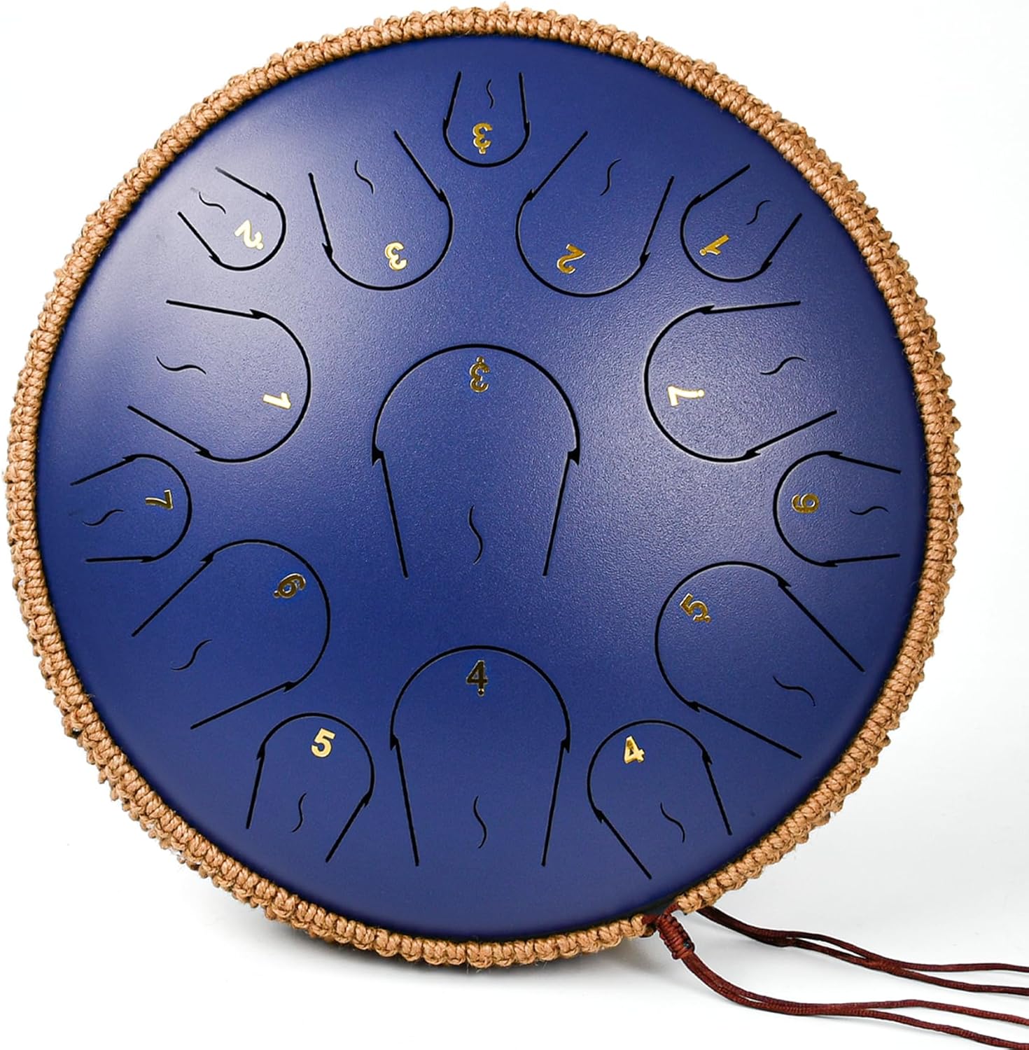 Steel Tongue Drum - 14 Inch 15 Note Hand Pan Drum for All