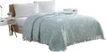 Medallion Chenille Bedspread Queen - Vintage Cotton Charm