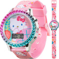 Accutime Sanrio Hello Kitty Girls' Digital LCD Watch - Fun LED Light