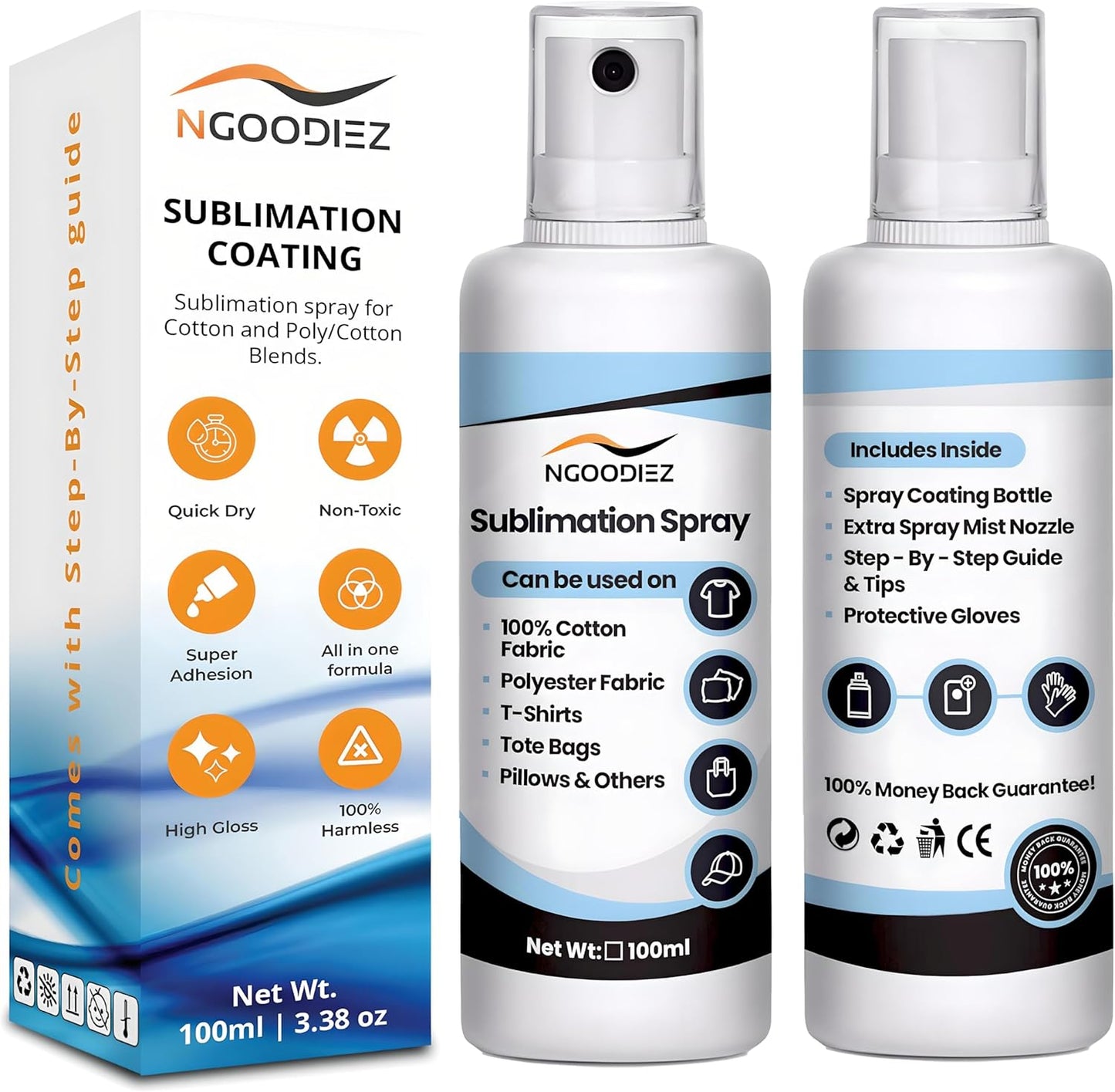Fade-Proof Sublimation Spray - All Materials - 100ml