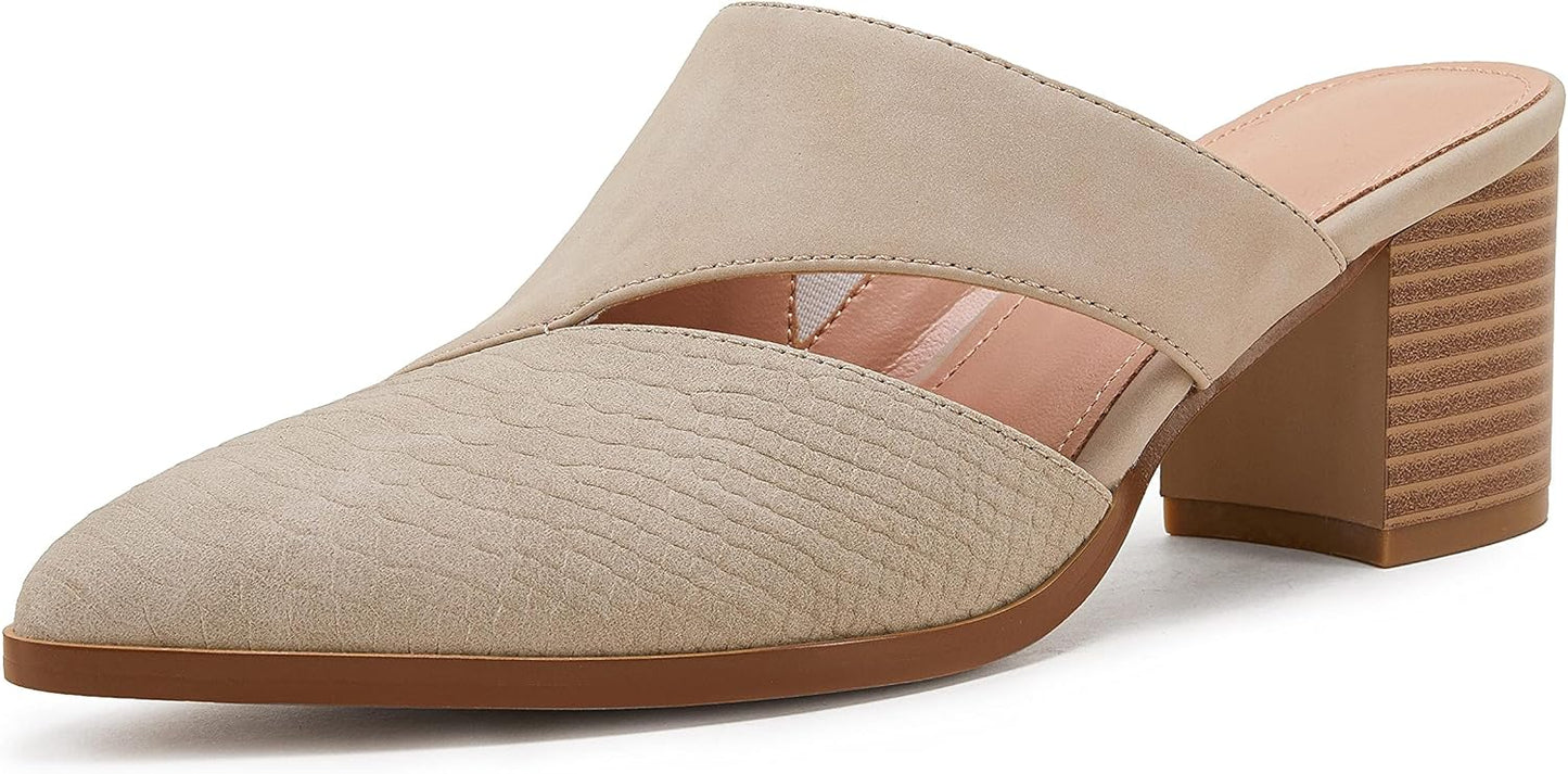 Stylish Cutout Backless Mules for Women by Syktkmx - Perfect Footwear