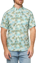 Men's Printed Baja Shirt - Lightweight Cotton Short Sleeve
