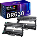 E-Z Ink Compatible DR630 Drum Unit (2 Pack) - Reliable Replacement