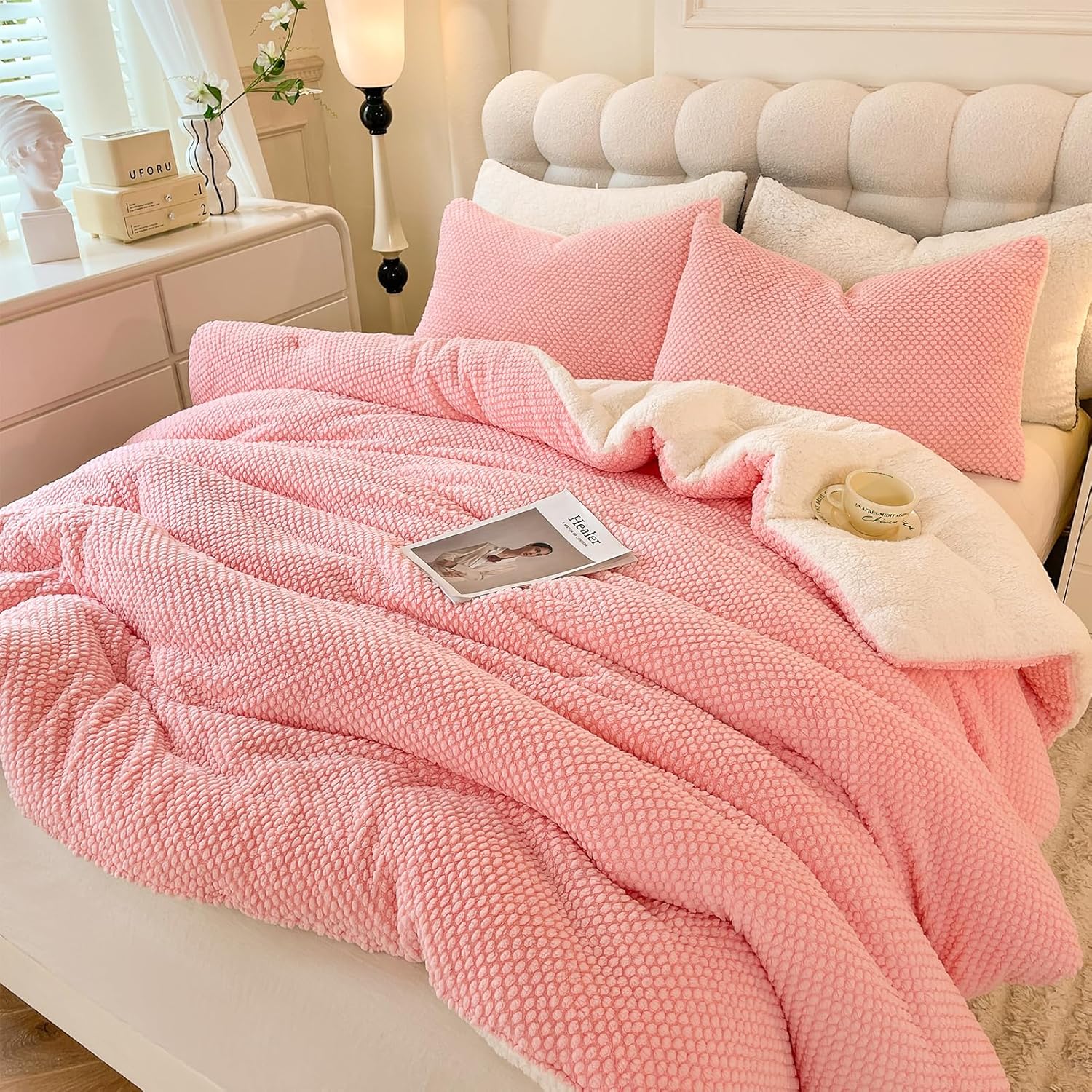 3D Jacquard Design Comforter Set for Cozy Twin Bedding