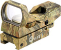 CVLIFE 1X22X33 Red Green Dot Reflex Sight - Wide View, Adjustable