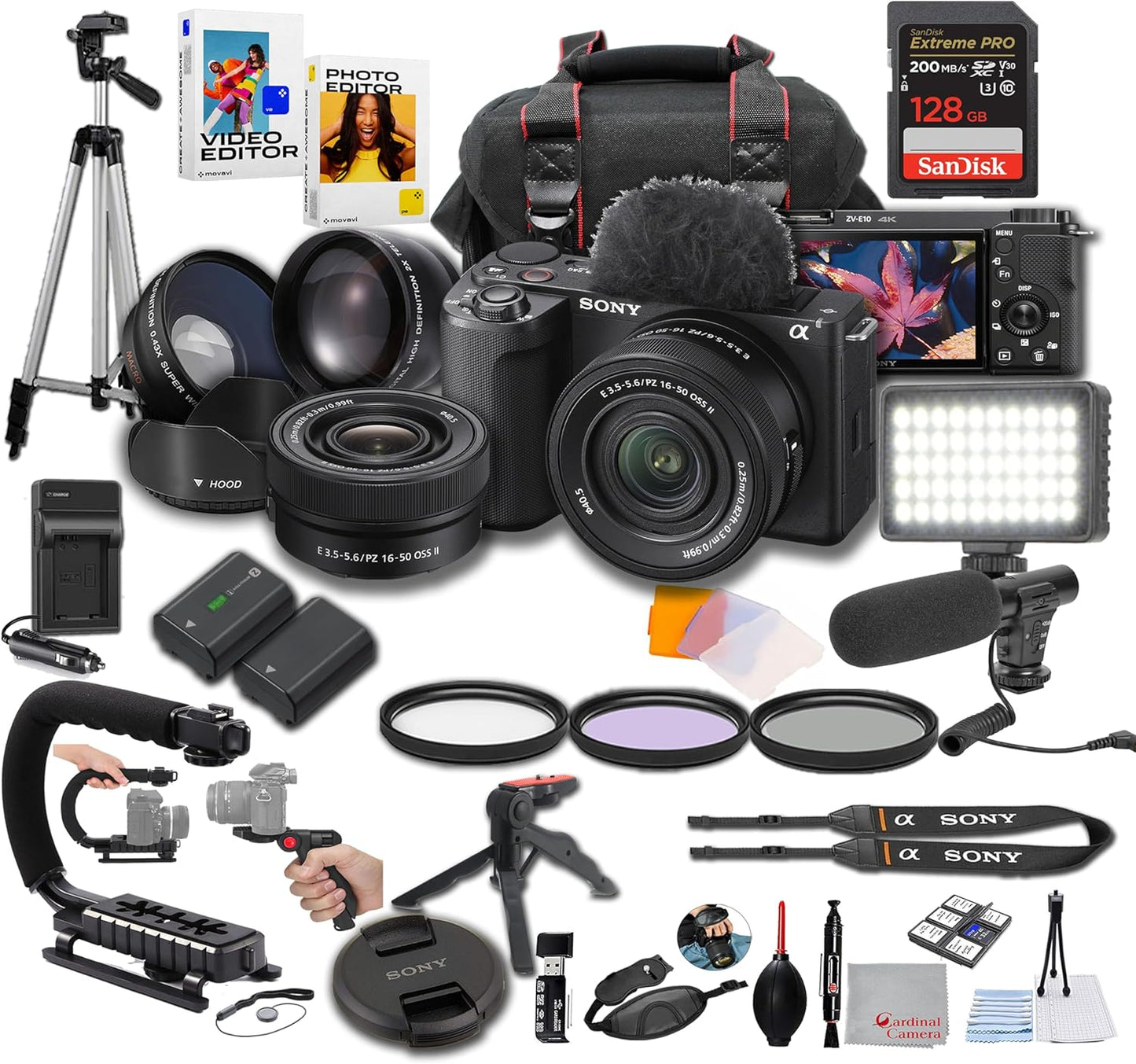 Sony ZV-E10 II Pro Video Bundle: Professional Tools Galore!
