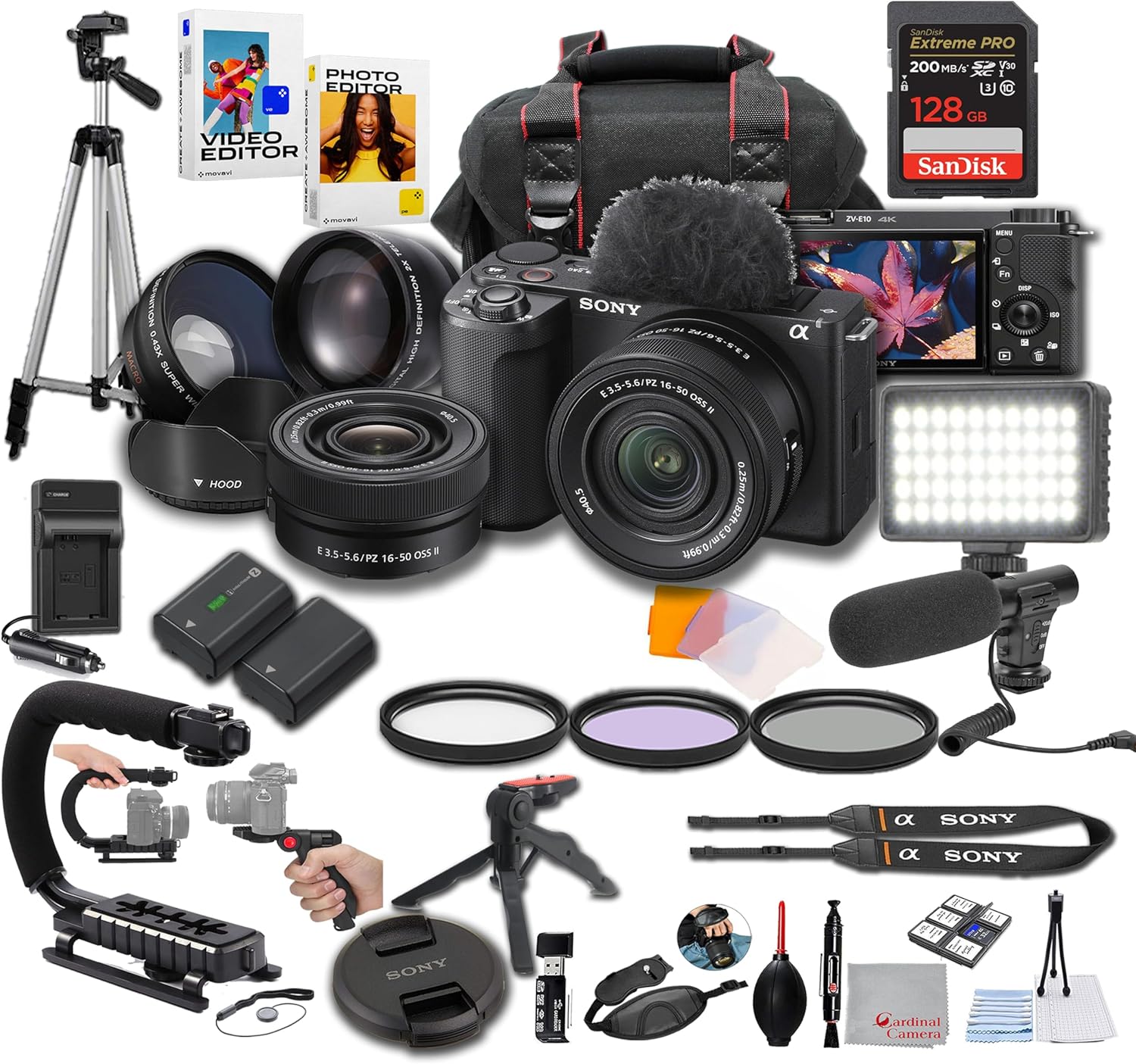 Sony ZV-E10 II Pro Video Bundle: Professional Tools Galore!