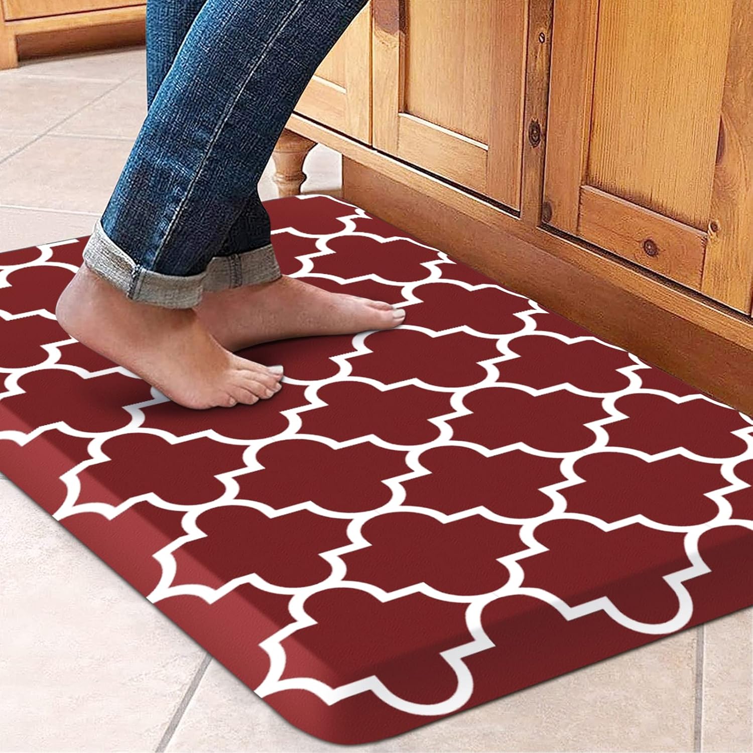 WISELIFE Anti Fatigue Floor Mat - Ergonomic Comfort for Home
