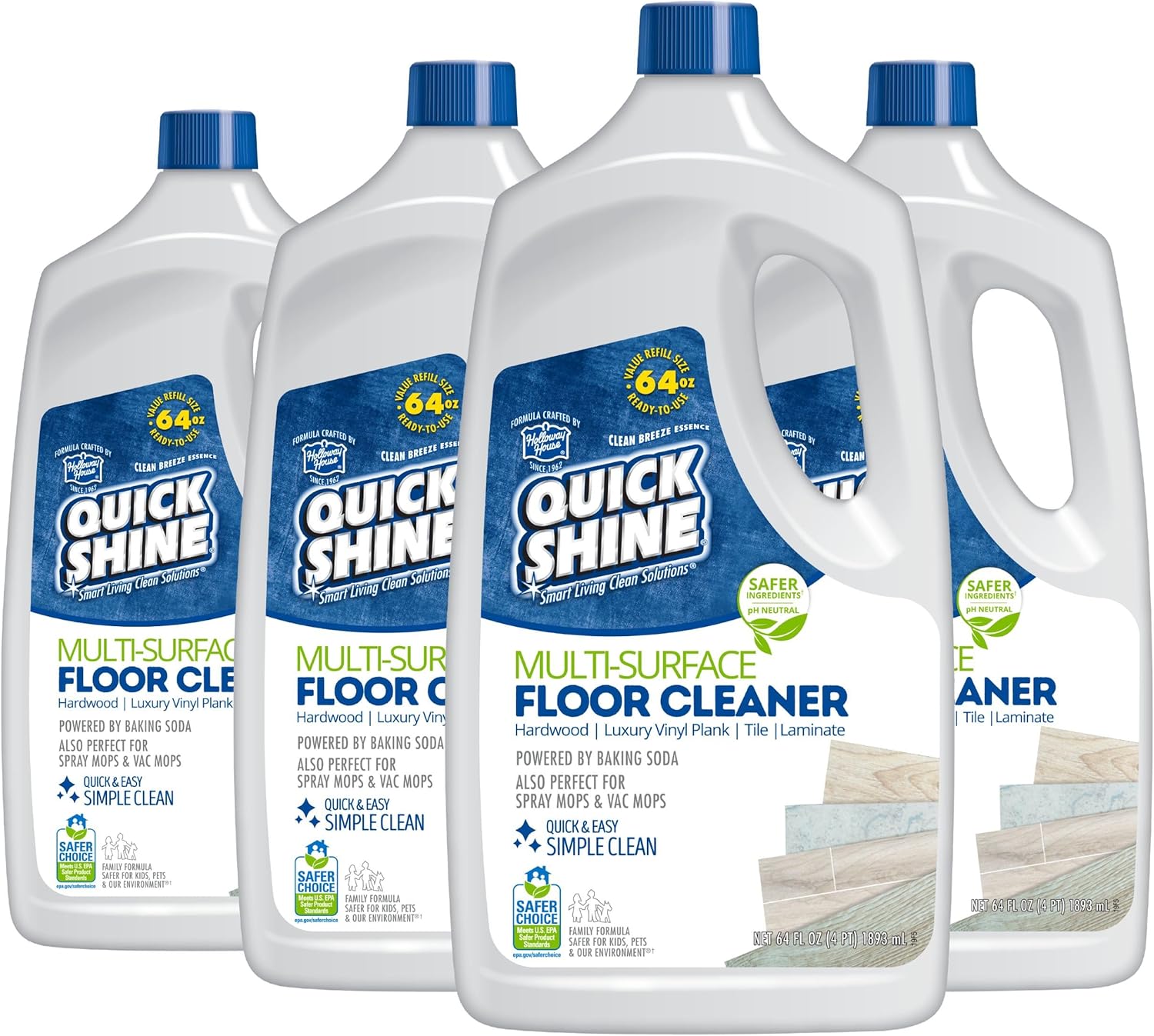 Quick Shine Multi Surface Floor Cleaner for Streak-Free Shine