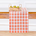 Solino Home Linen Table Runner 72 in Living Coral and White - Stylish