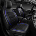 CAR PASS Universal FIT Piping Leather Seat Covers for SUVs and Sedans