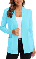 Urban CoCo Women's Lightweight Open Front Knit Cardigan - Soft Shawl