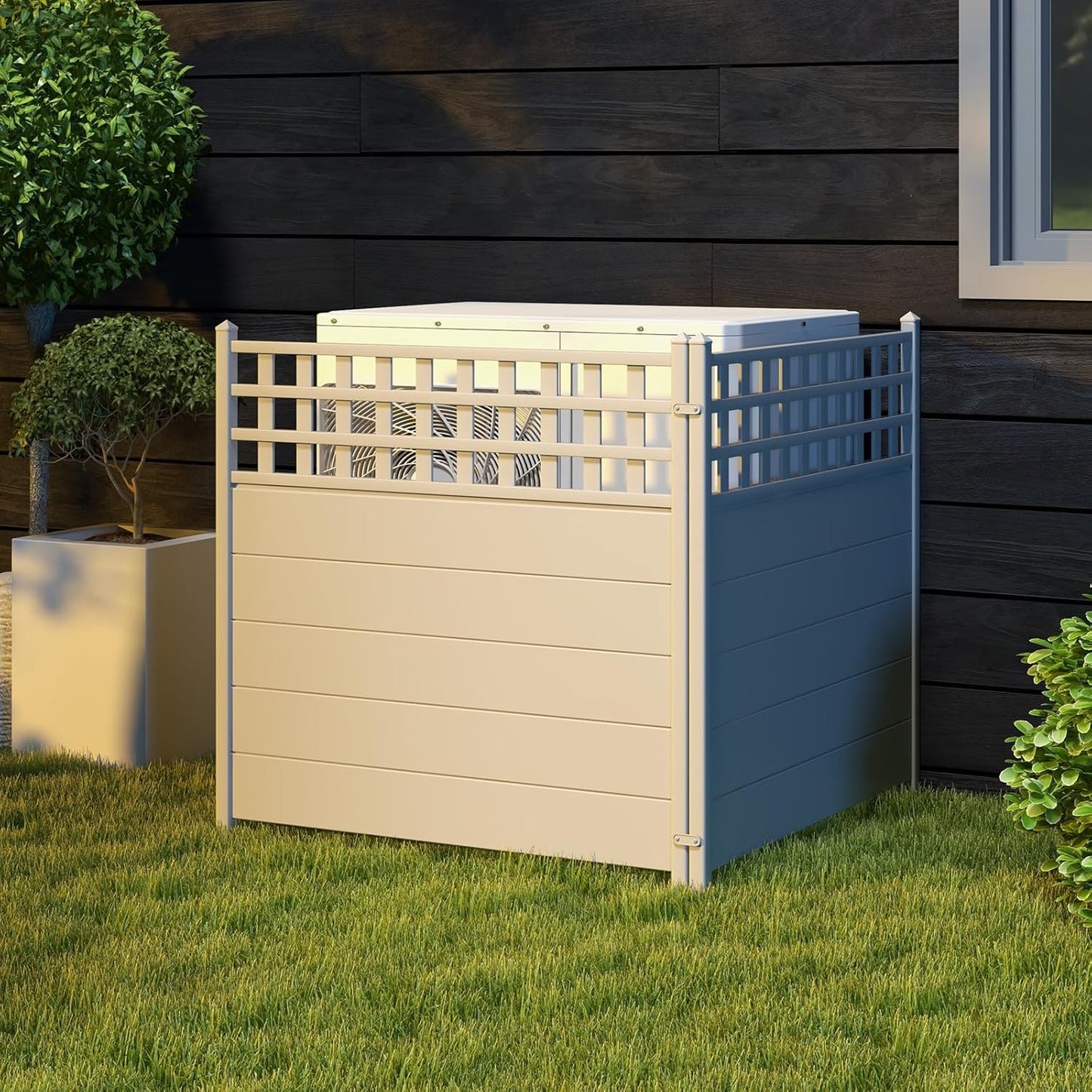 Happygrill Air Conditioner Fence - Outdoor Privacy