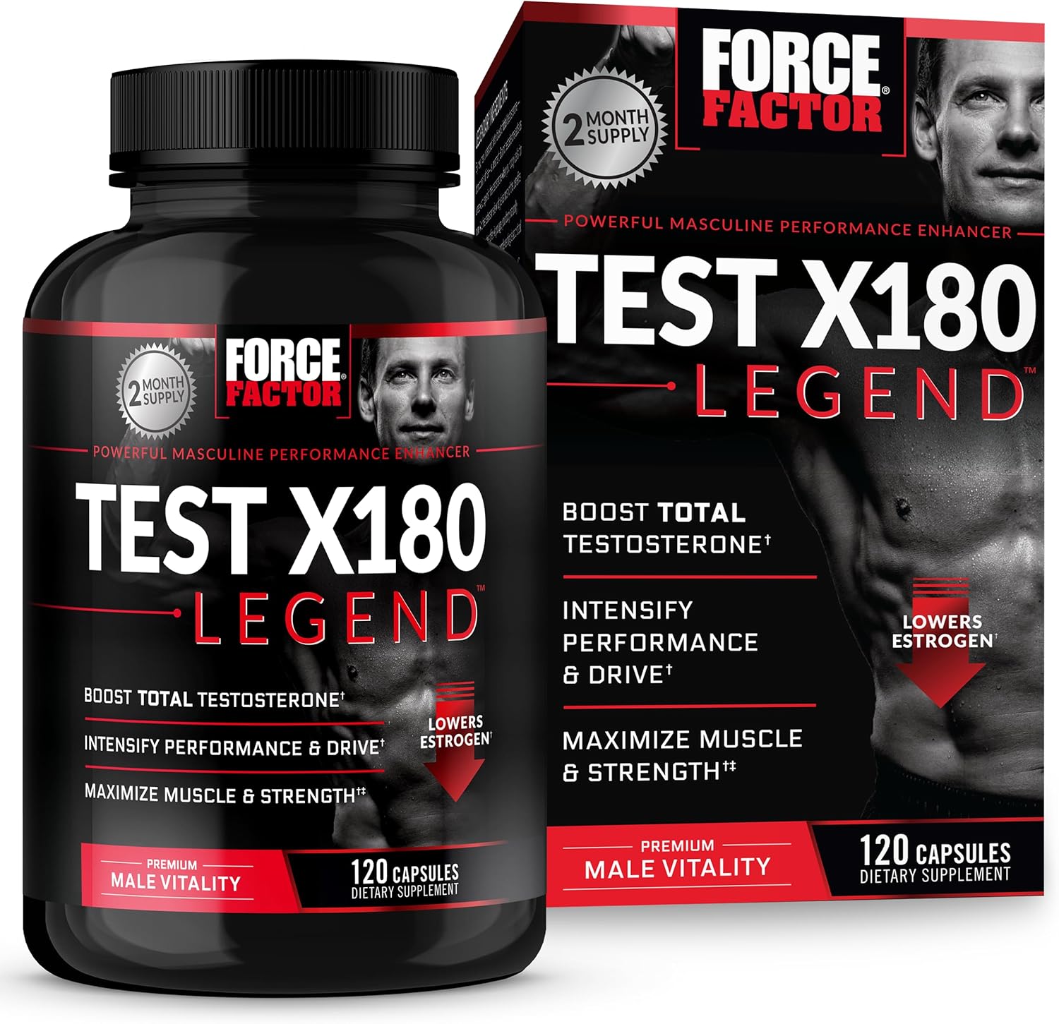 Test X180 Legend Testosterone Booster for Men to Build Muscle