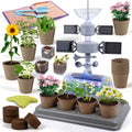 Kids Plant Growing Kit - Mini Greenhouse with Irrigation & Grow Light
