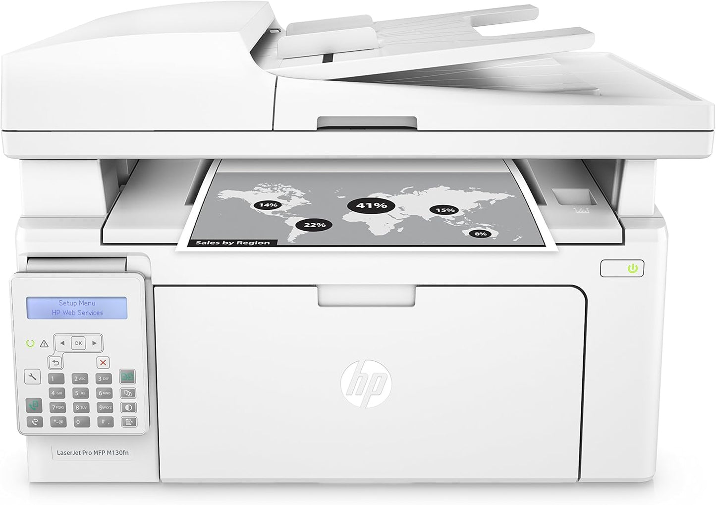 HP Laserjet Pro M130fn All-in-One Printer for Home Office Use