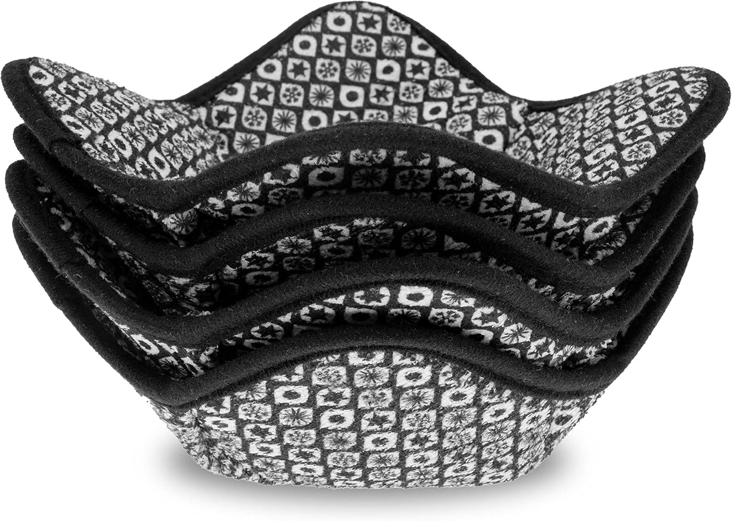 Set of 4 Microwave Bowl Huggers - Keep Dishes Hot/Cold!