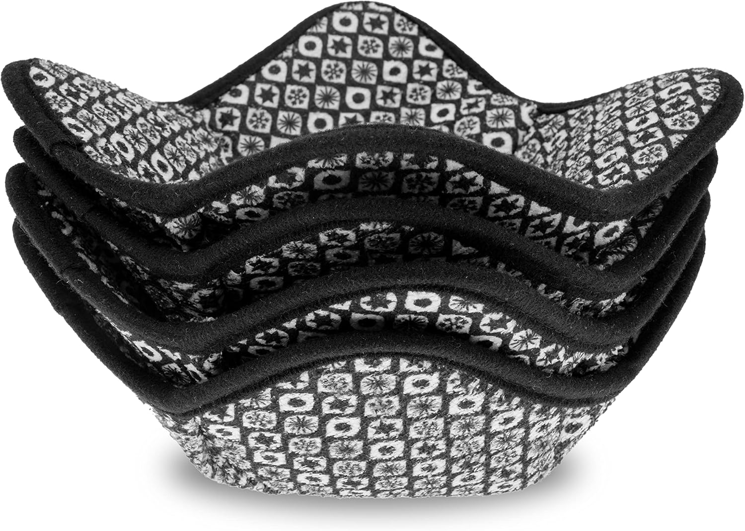 Set of 4 Microwave Bowl Huggers - Keep Dishes Hot/Cold!